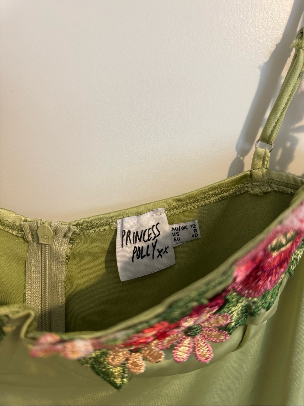 Princess Polly Kenzie Mini Dress Green - Picture 4 of 5